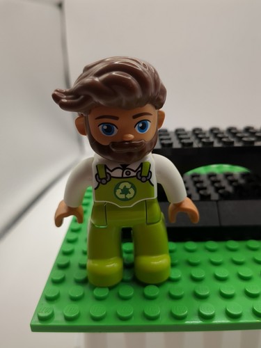 Lego duplo recycling man - recycling,
