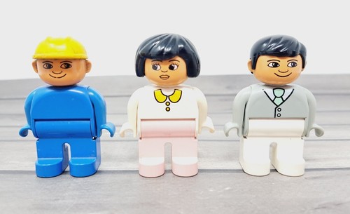 Vtg lego duplo figures lot - lego, (3)